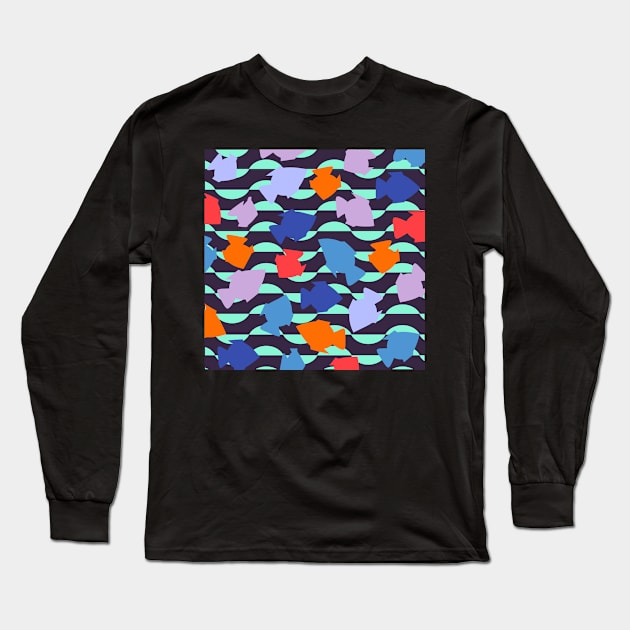 Colorful fish Long Sleeve T-Shirt by cocodes